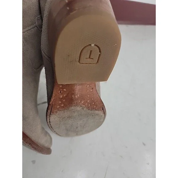 Tecovas The Lucy Women's Western Boots Size 8B Gray Suede - Picture 7 of 7